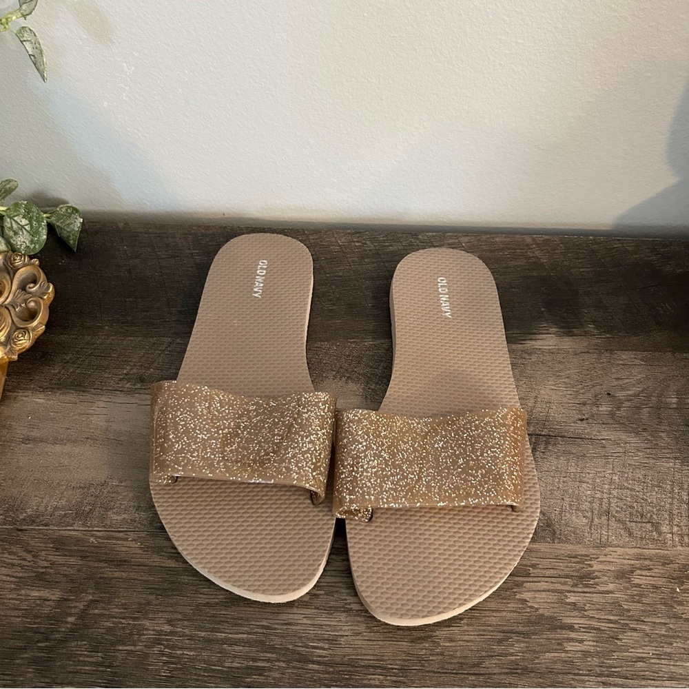NWOT Jelly Flip-Flop Slide Sandals